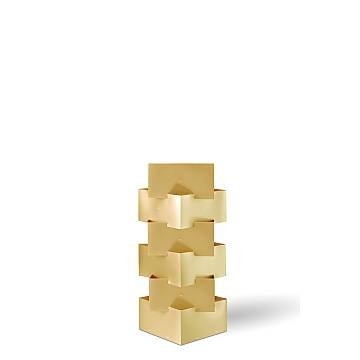 Lampada Da Scrivania-Ufficio Moderna Building Polilux ® New Gold 1 Luce E27