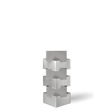 Lampada Da Scrivania-Ufficio Moderna Building Polilux ® Argento 1 Luce E27