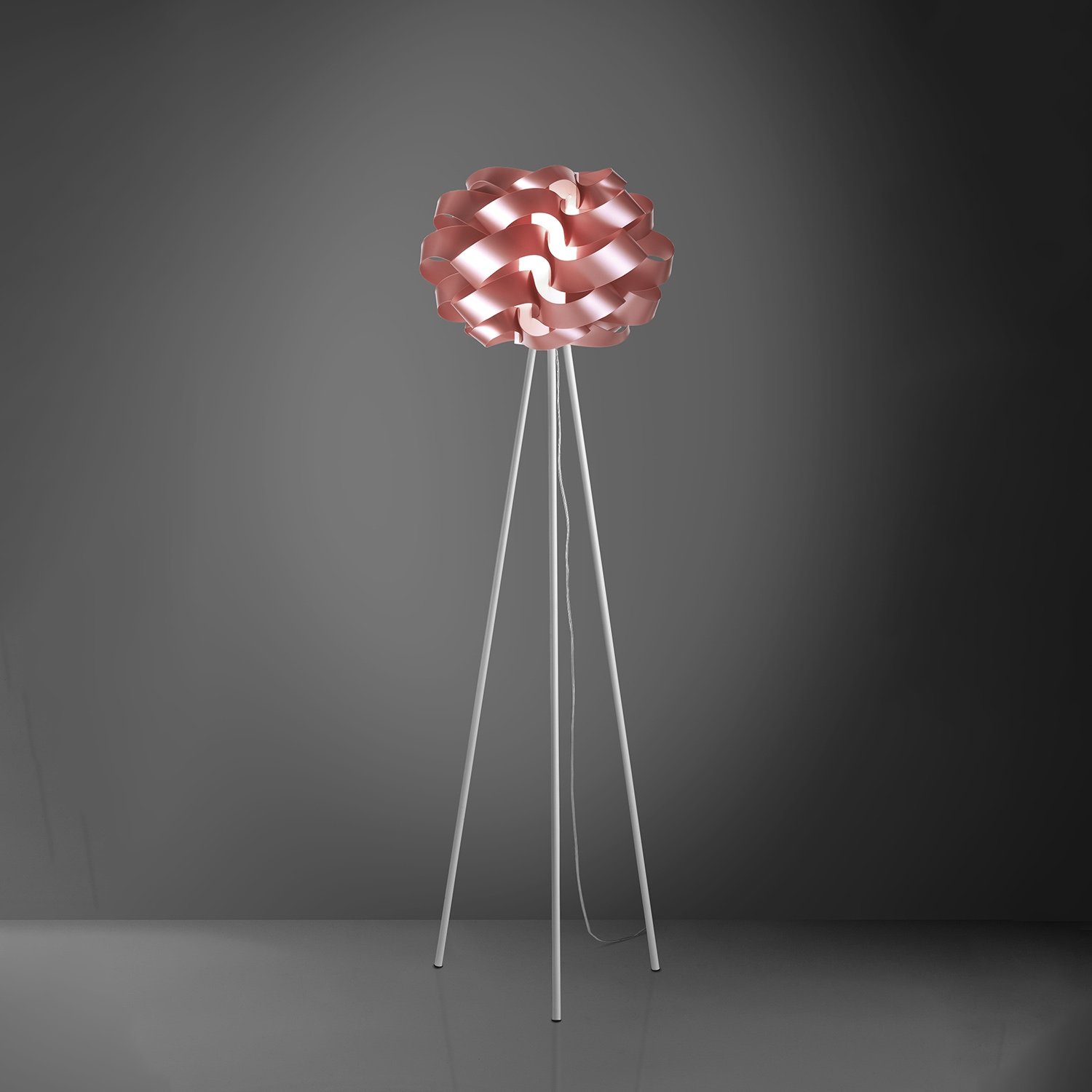 Piantana Moderna 3 Piedi Cloud Polilux ® Pink Metal E Metallo 1 Luce E27 CLO/3P/160/PKM
