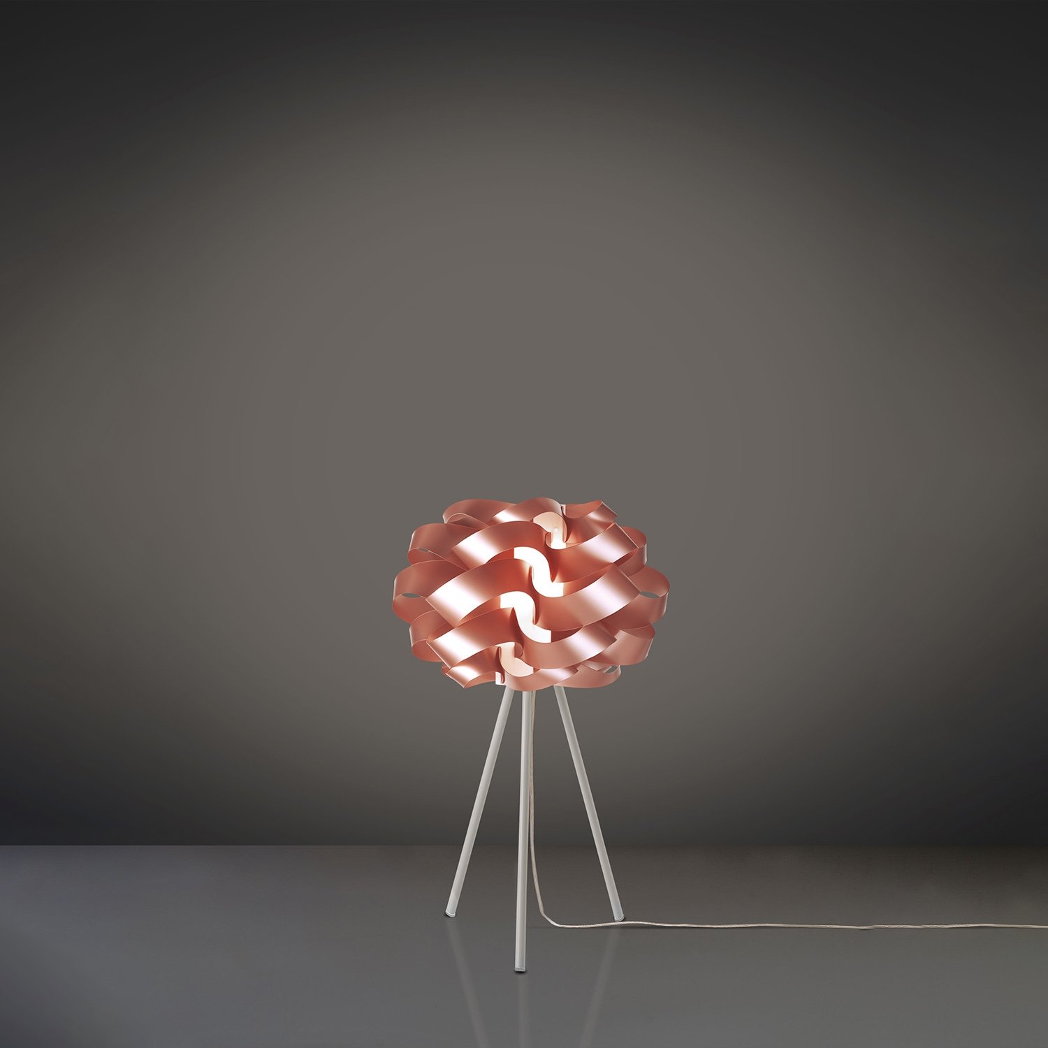 Lampada Da Scrivania-Ufficio Moderna Cloud Polilux ® Rame E Metallo 1 Luce E27 CLO/3P/63/COP