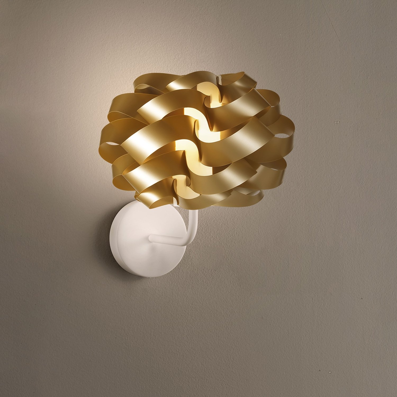 Applique Moderna Cloud Polilux ® New Gold E Metallo 1 Luce E14 CLO/A/30/NGLD