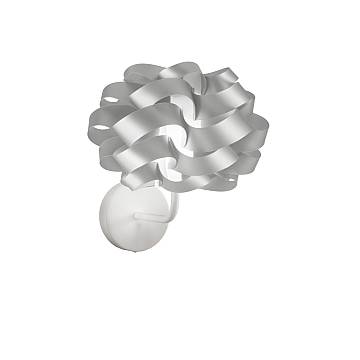 Applique Moderna Cloud Polilux ® Argento E Metallo 1 Luce E14 Applique Moderna Cloud Polilux ® Argento E Metallo 1 Luce E14