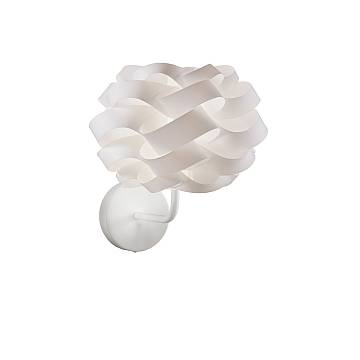 Applique Moderna Cloud Polilux ® Bianco E Metallo 1 Luce E14 Applique Moderna Cloud Polilux ® Bianco E Metallo 1 Luce E14