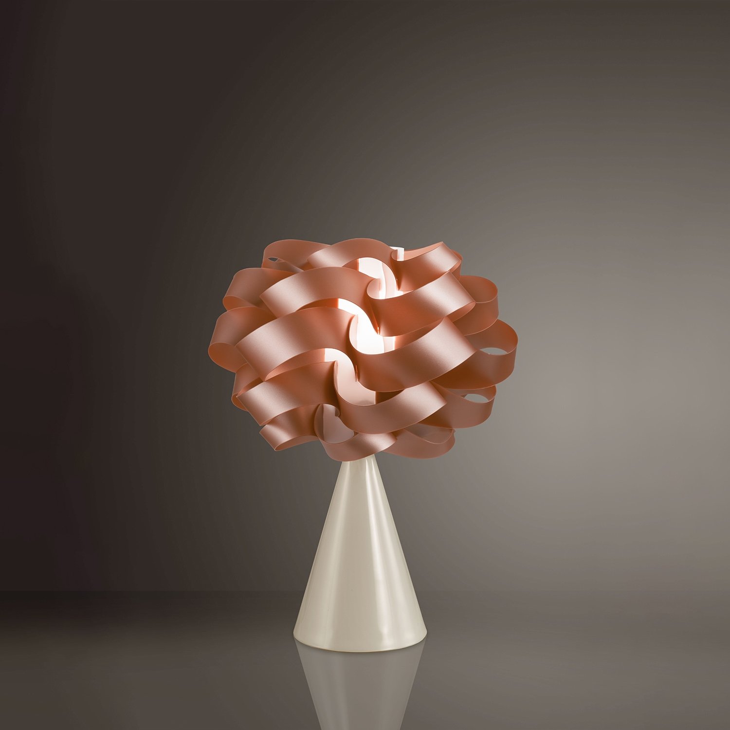 Lampada Da Scrivania-Ufficio Moderna Cloud Polilux ® Rame 1 Luce E14 CLO/LC/30/COP