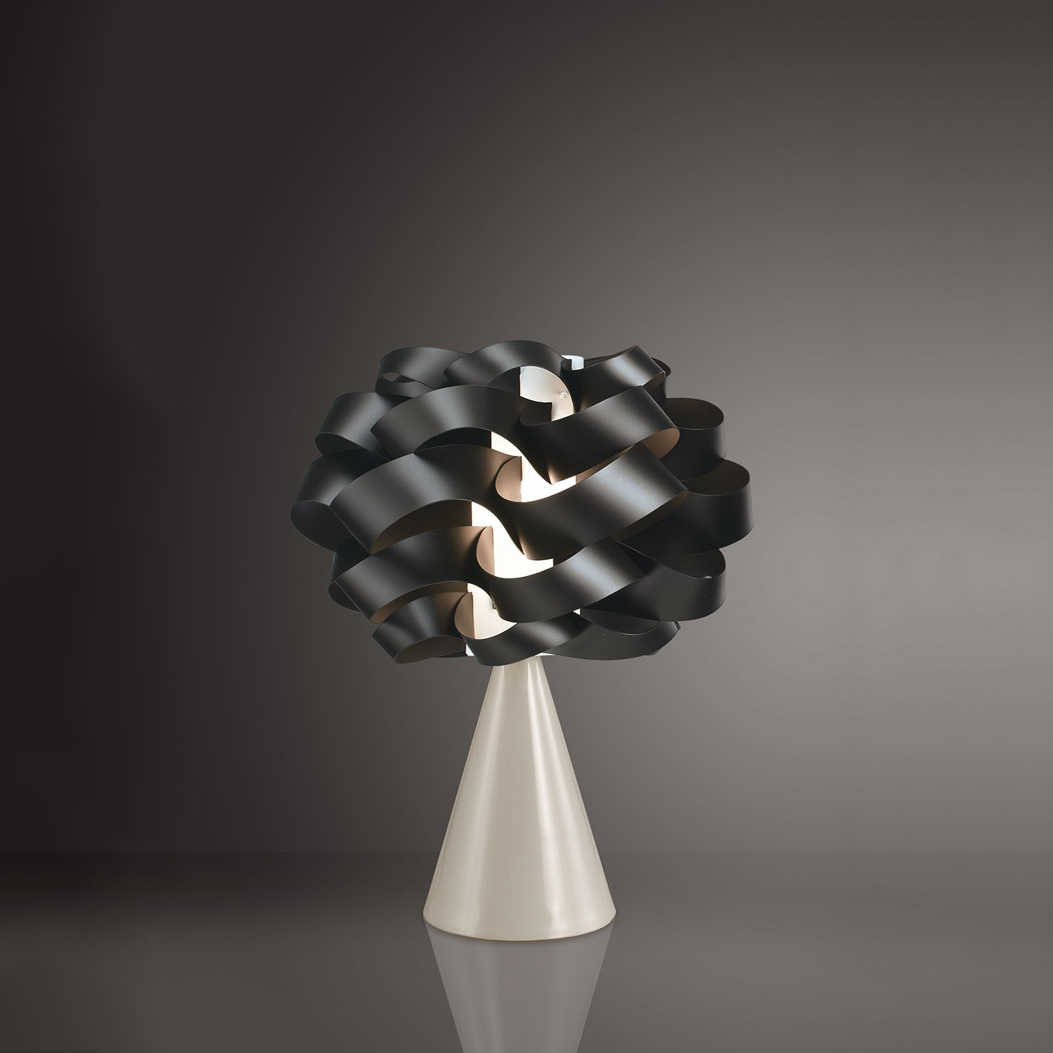 Lampada Da Scrivania-Ufficio Moderna Cloud Polilux ® Nero 1 Luce E14 CLO/LC/30/NE