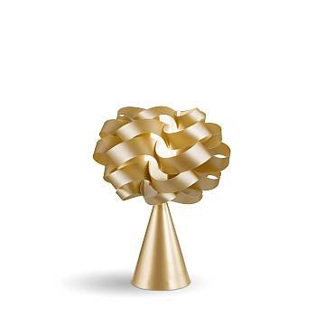 Lampada Da Scrivania-Ufficio Moderna Cloud Polilux ® New Gold 1 Luce E14 Lampada Da Scrivania-Ufficio Moderna Cloud Polilux ® New Gold 1 Luce E14