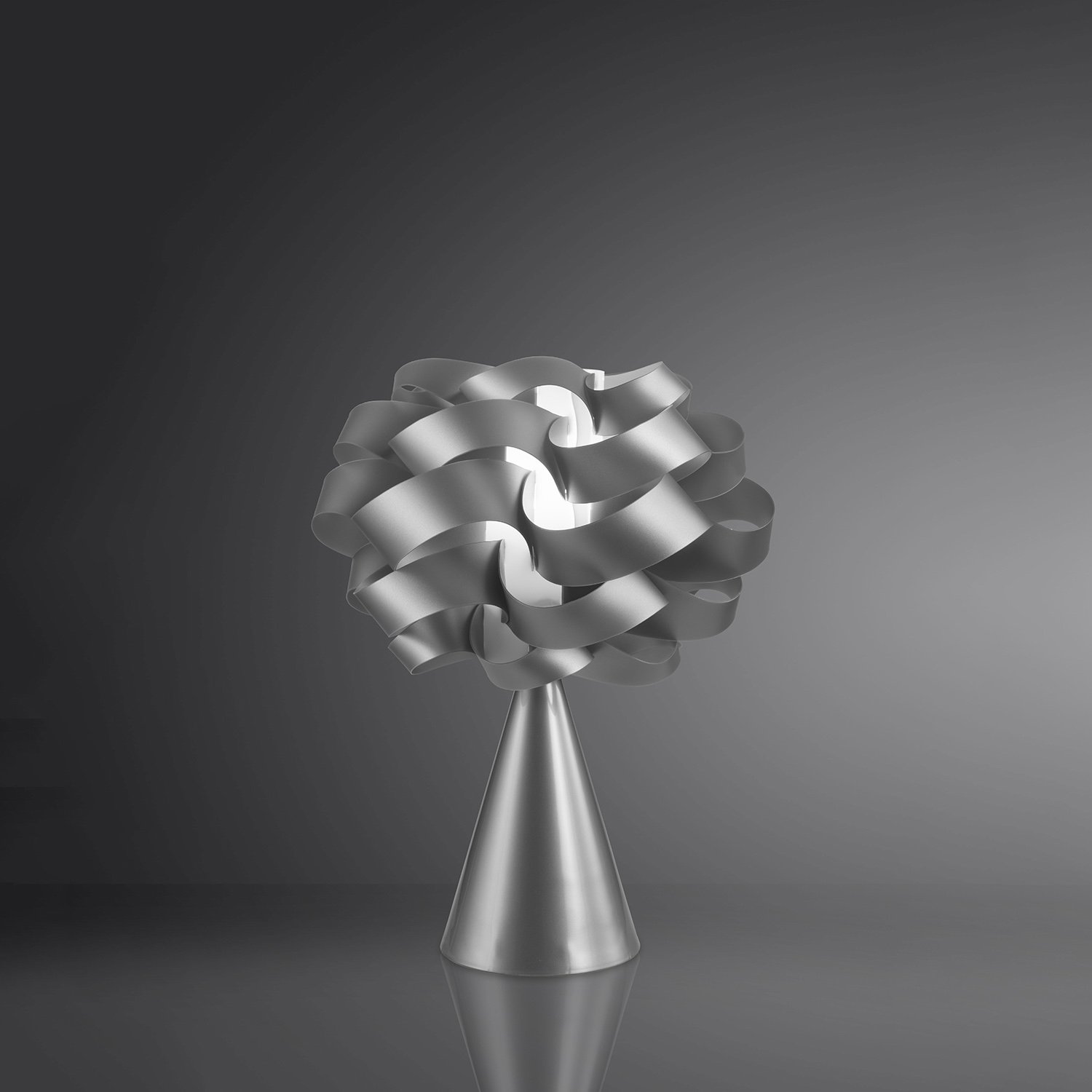 Lampada Da Scrivania-Ufficio Moderna Cloud Polilux ® Argento 1 Luce E14 CLO/LC/30/SVR