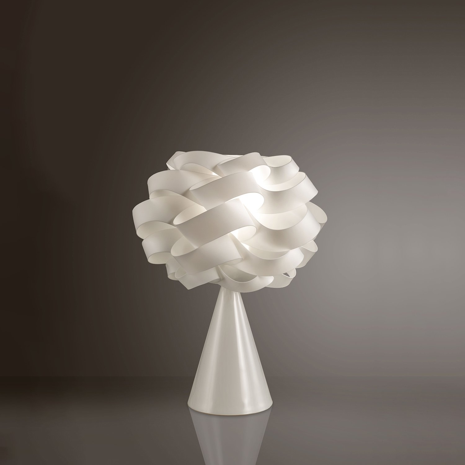 Lampada Da Scrivania-Ufficio Moderna Cloud Polilux ® Bianco 1 Luce E14 CLO/LC/30/W