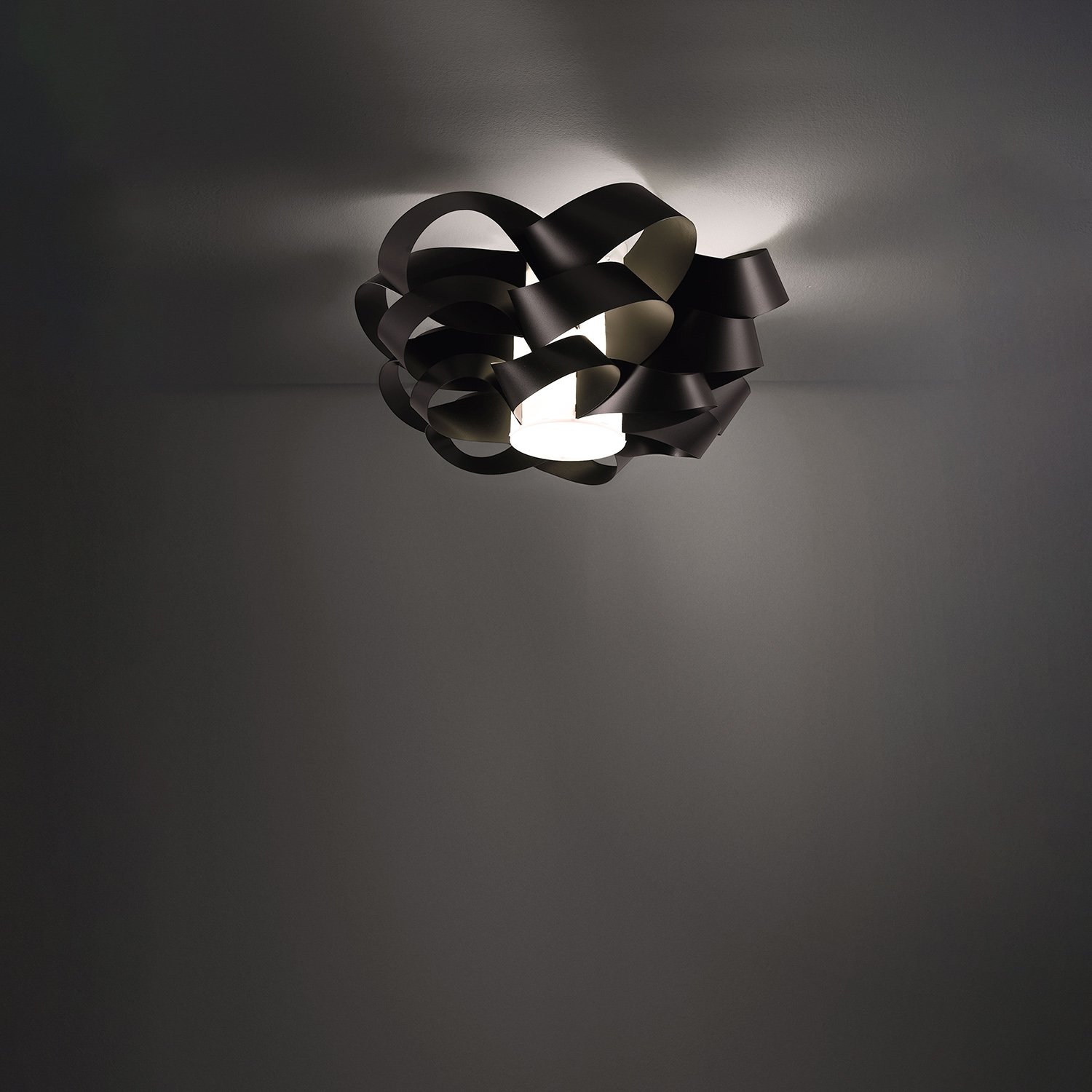 Plafoniera Moderna Cloud Polilux ® Nero 5 Luci E27 CLO/P/100/NE