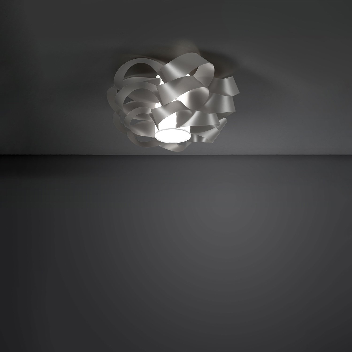 Plafoniera Moderna Cloud Polilux ® Argento 5 Luci E27 CLO/P/100/SVR