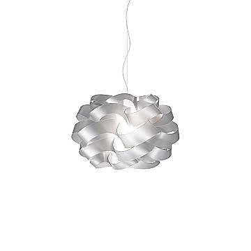 Lampadario Moderno Cloud Polilux ® Argento E Metallo Cromo 5 Luci E27