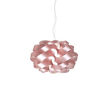 Sospensione Moderna Cloud Polilux ® Pink Metal E Metallo Cromo 1 Luce E27 D.50Cm