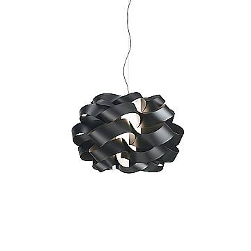 Lampadario Moderno Cloud Polilux ® Nero E Metallo Cromo 2 Luci E27