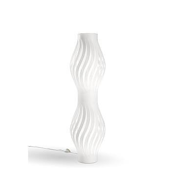 Piantana Moderna Helios Polilux ® Bianco 2 Luci E27 H123Cm