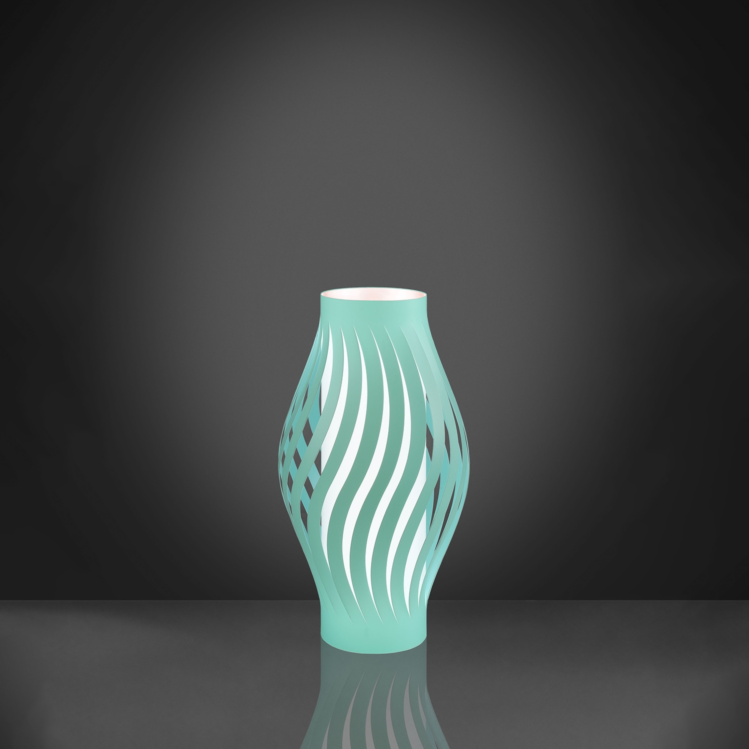 Lampada Da Scrivania-Ufficio Moderna Helios Polilux ® Verde Pastello 1 Luce E14 D21L/V