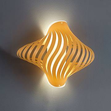 Applique Moderna Helios Polilux ® Ocra Pastello 1 Luce E27 Applique Moderna Helios Polilux ® Ocra Pastello 1 Luce E27