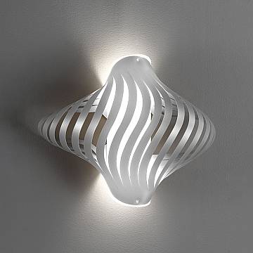Applique Moderna Helios Polilux ® Argento 1 Luce E27 Applique Moderna Helios Polilux ® Argento 1 Luce E27