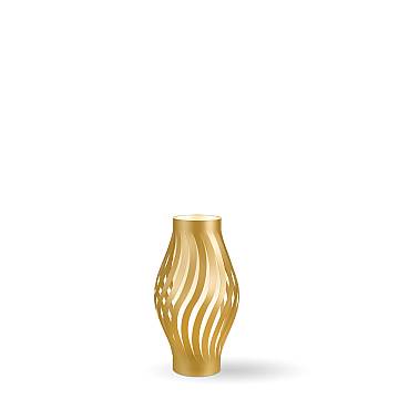 Lampada Da Scrivania-Ufficio Moderna Helios Polilux ® New Gold 1 Luce E27 Lampada Da Scrivania-Ufficio Moderna Helios Polilux ® New Gold 1 Luce E27