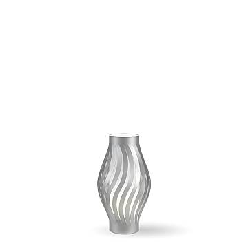 Lampada Da Scrivania-Ufficio Moderna Helios Polilux ® Argento 1 Luce E27 Lampada Da Scrivania-Ufficio Moderna Helios Polilux ® Argento 1 Luce E27