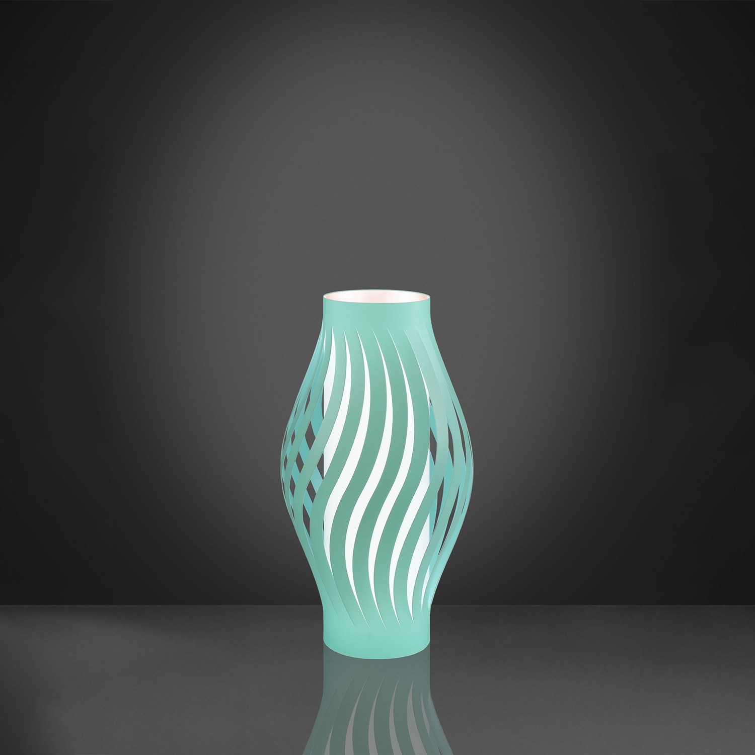 Lampada Da Scrivania-Ufficio Moderna Helios Polilux ® Verde Pastello 1 Luce E27 D32L/V