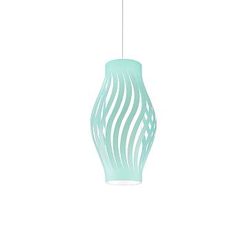 Sospensione Moderna Helios Polilux ® Verde Pastello 1 Luce E27 Sospensione Moderna Helios Polilux ® Verde Pastello 1 Luce E27