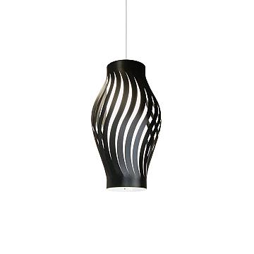Sospensione Moderna Helios Polilux ® Nero 1 Luce E27 H40Cm Sospensione Moderna Helios Polilux ® Nero 1 Luce E27 H40Cm