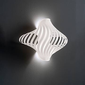 Applique Moderna Helios Polilux ® Bianco 2 Luci E27 Applique Moderna Helios Polilux ® Bianco 2 Luci E27