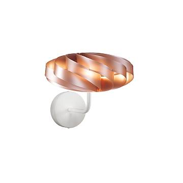 Applique Moderna Flat Polilux ® Rame E Metallo 1 Luce E14 Applique Moderna Flat Polilux ® Rame E Metallo 1 Luce E14