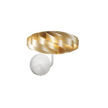 Applique Moderna Flat Polilux ® New Gold E Metallo 1 Luce E14 Applique Moderna Flat Polilux ® New Gold E Metallo 1 Luce E14