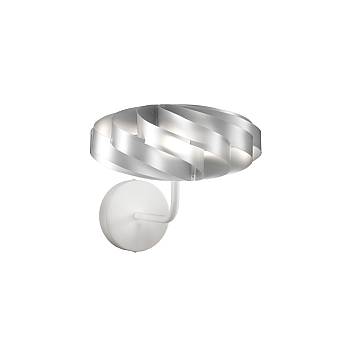 Applique Moderna Flat Polilux ® Argento E Metallo 1 Luce E14 Applique Moderna Flat Polilux ® Argento E Metallo 1 Luce E14