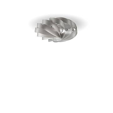 Plafoniera Moderna Flat Polilux ® Argento 5 Luci E27