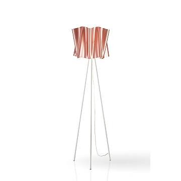 Piantana Moderna 3 Piedi Folio Polilux ® Rame E Metallo 1 Luce E27