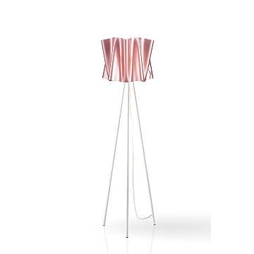 Piantana Moderna 3 Piedi Folio Polilux ® Pink Metal E Metallo 1 Luce E27