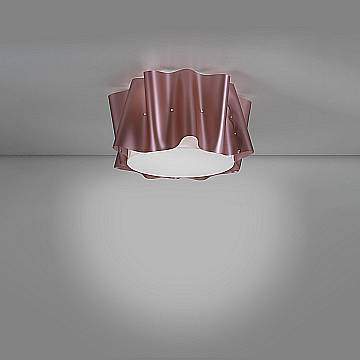 Plafoniera Moderna Folio Polilux ® Pink Metal 3 Luci E27