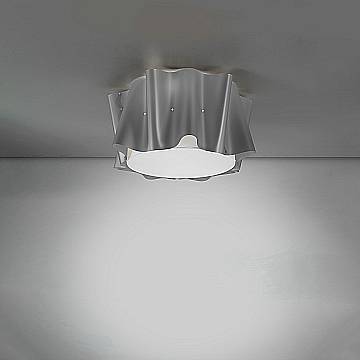 Plafoniera Moderna Folio Polilux ® Argento 5 Luci E27