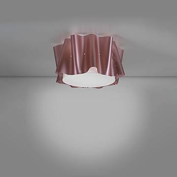 Plafoniera Moderna Folio Polilux ® Pink Metal 1 Luce E27