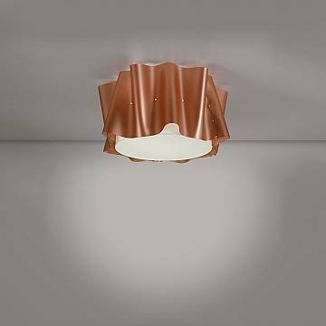 Plafoniera Moderna Folio Polilux ® Rame 1 Luce E27 D60Cm