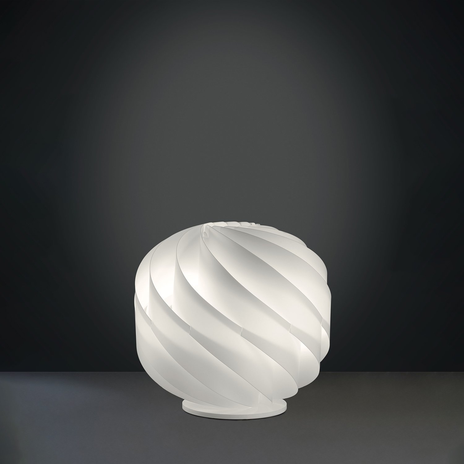 Piantana Moderna Globe Polilux ® Bianco Materie Plastiche 2 Luci E27 GL/LAP/55/W