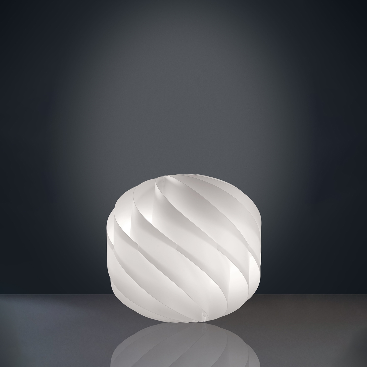 Lampada Da Scrivania-Ufficio Moderna Globe Polilux ® Bianco 1 Luce E27 D40Cm GL/L/40/W