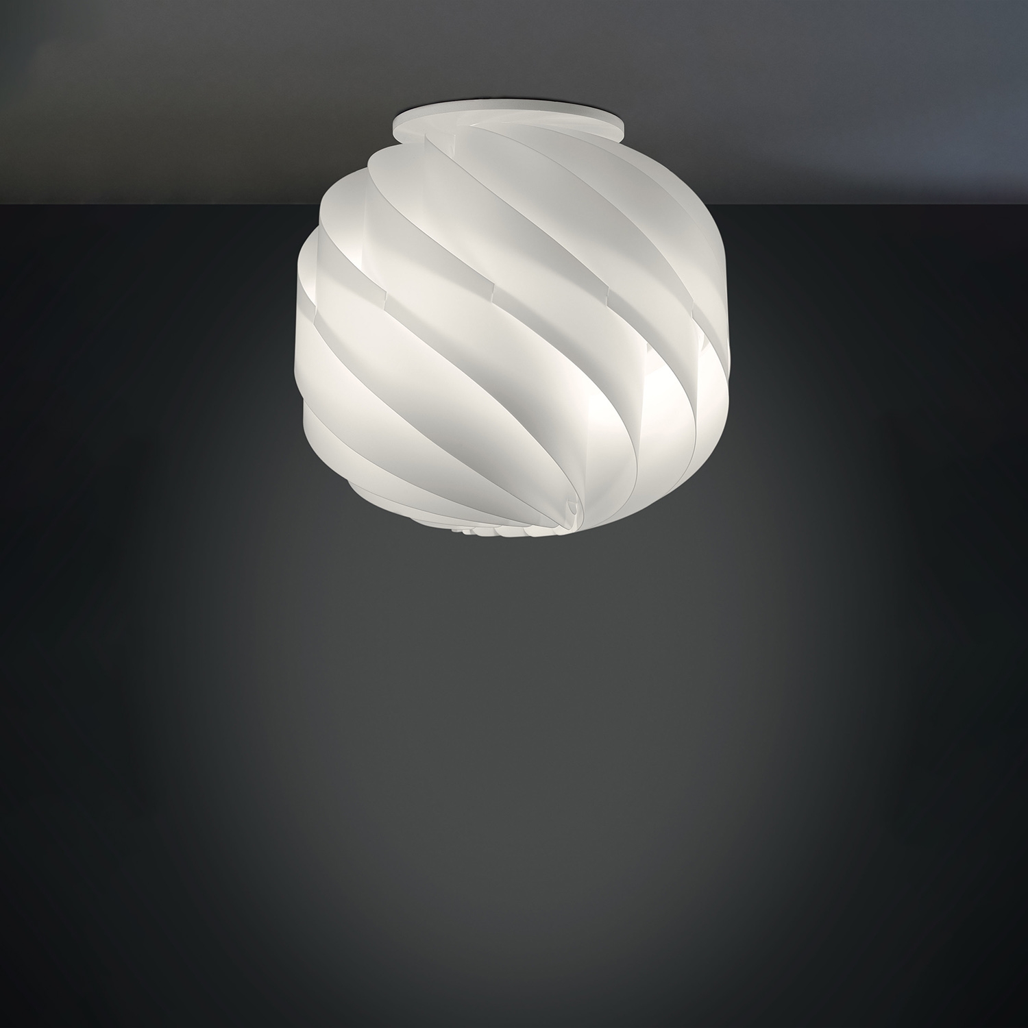 Plafoniera Moderna Globe Polilux ® Bianco 1 Luce E27 GL/P/25/W