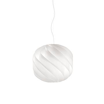 Sospensione Moderna Globe Polilux ® Bianco E Metallo Cromo 1 Luce E27