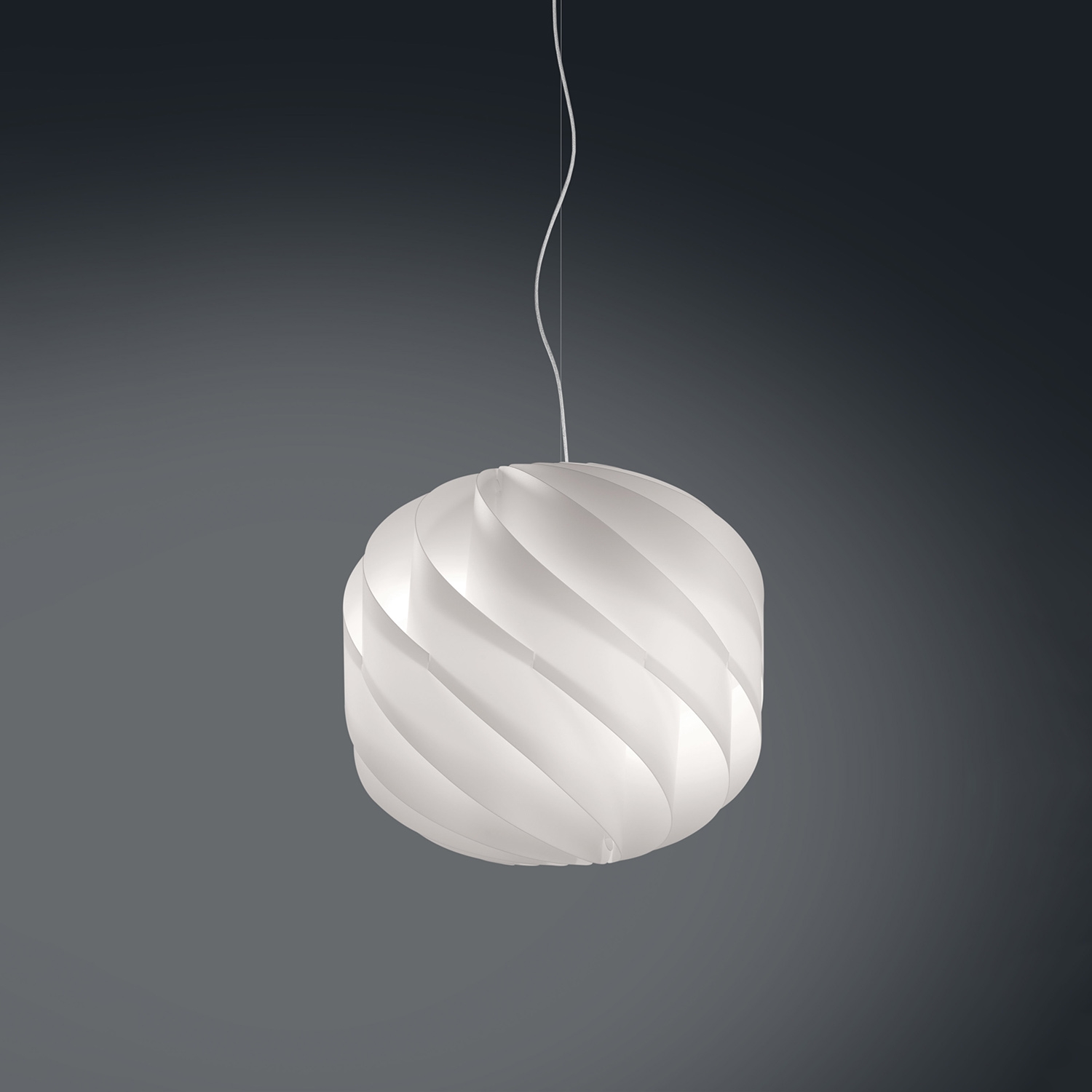 Lampadario Moderno Globe Polilux ® Bianco E Metallo Cromo 2 Luci E27 GL/S/55/W