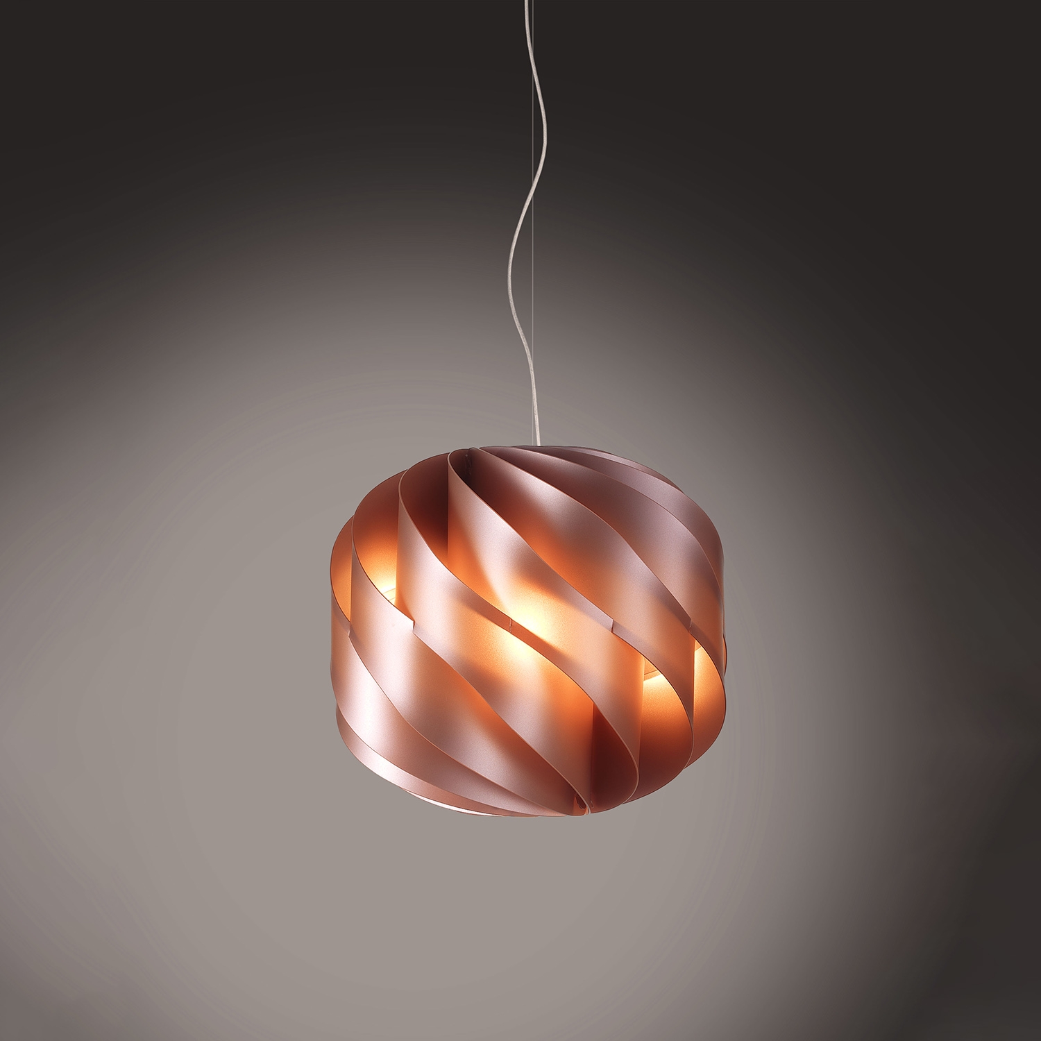 Lampadario Moderno Globe Polilux ® Rame E Metallo Cromo 3 Luci E27 GL/S/72/COP
