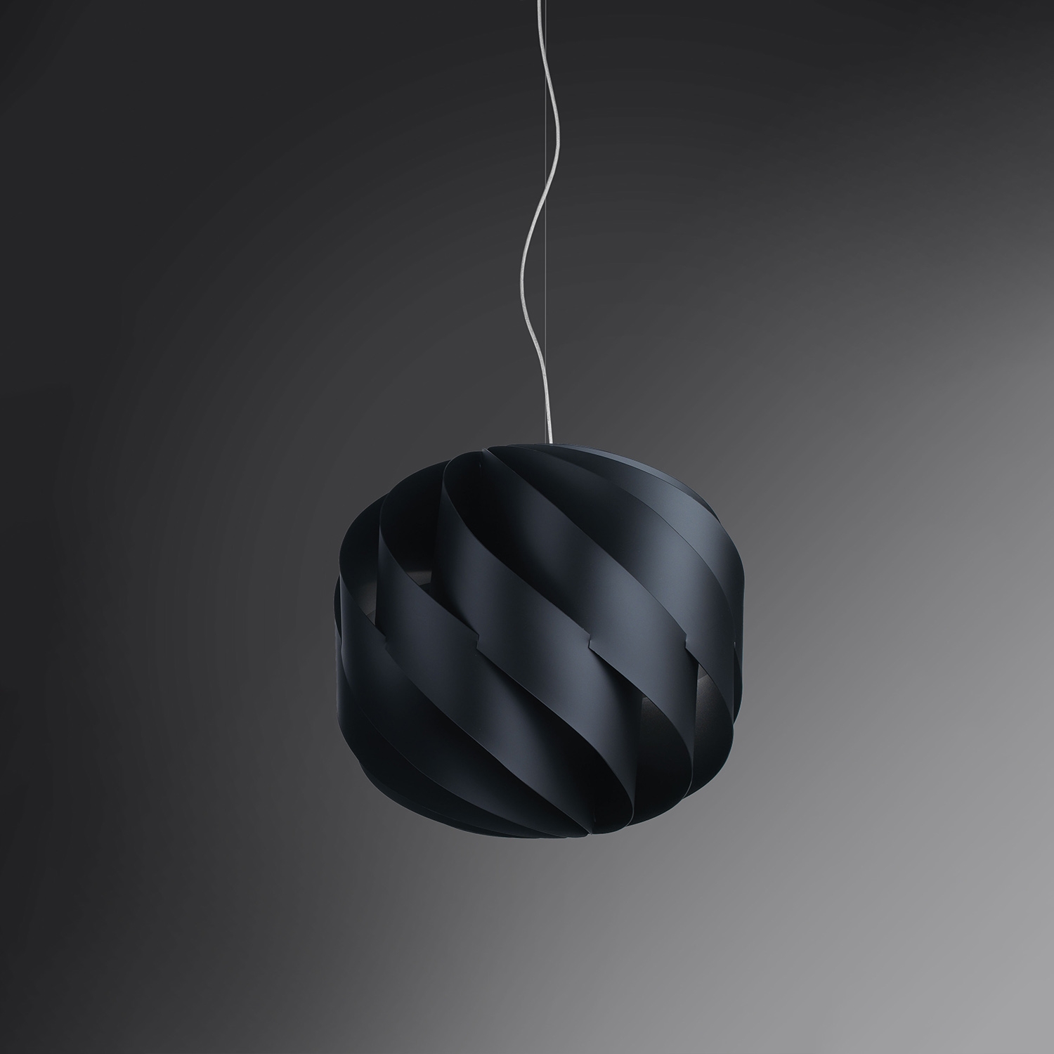 Lampadario Moderno Globe Polilux ® Nero E Metallo Cromo 3 Luci E27 GL/S/72/NE