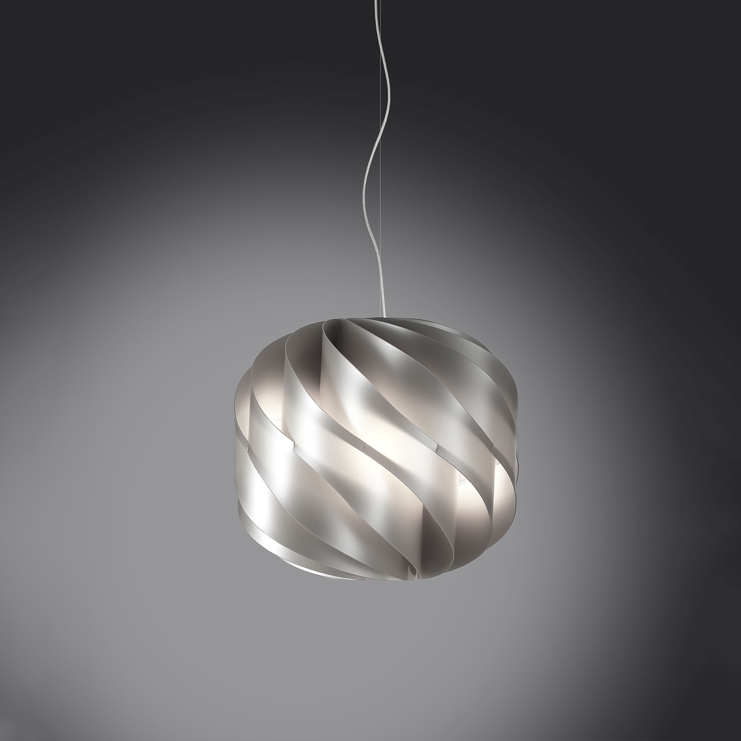Lampadario Moderno Globe Polilux ® Argento E Metallo Cromo 3 Luci E27 GL/S/72/SVR