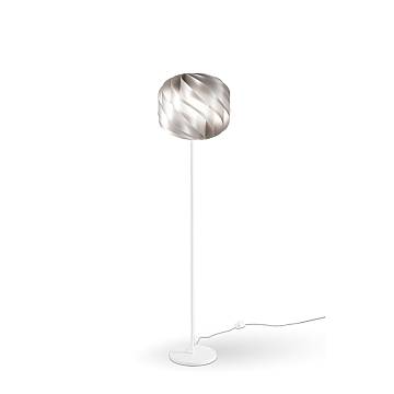 Piantana Moderna Globe Polilux ® Argento E Metallo 1 Luce E27