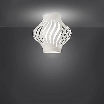 Plafoniera Moderna Helios Polilux ® Bianco 1 Luce E27 Plafoniera Moderna Helios Polilux ® Bianco 1 Luce E27