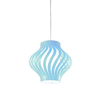 Sospensione Moderna Larga Helios Polilux ® Blu Pastello 1 Luce E27 Sospensione Moderna Larga Helios Polilux ® Blu Pastello 1 Luce E27