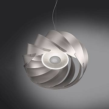 Sospensione Moderna Half Globe Polilux ® Argento Metallo Cromo 1 Luce E27 Sospensione Moderna Half Globe Polilux ® Argento Metallo Cromo 1 Luce E27