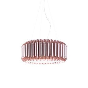 Lampadario Moderno Louise Polilux ® Pink Metal E Metallo Cromo 5 Luci E27 Lampadario Moderno Louise Polilux ® Pink Metal E Metallo Cromo 5 Luci E27